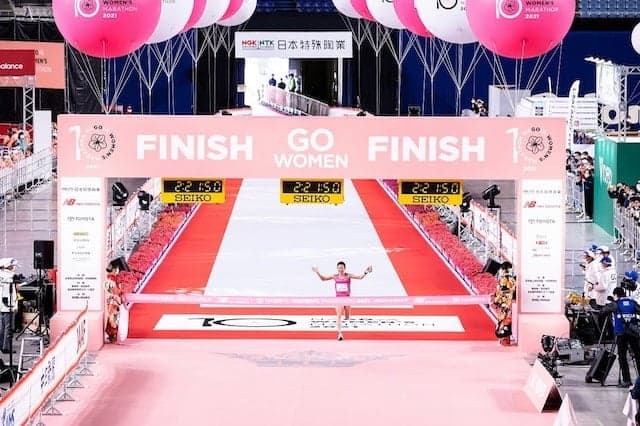 A japonesa Mizuki Matsuda venceu a Maratona Feminina de Nagoya com o tempo de 2h21m51s. (Divulgação)