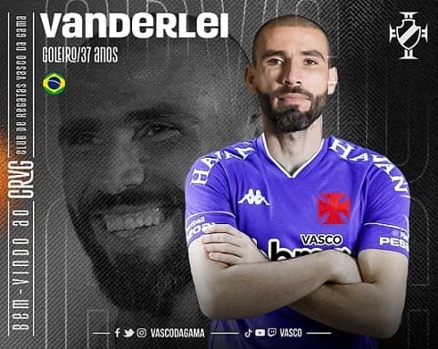 Vanderlei foi anunciado pelo Vasco