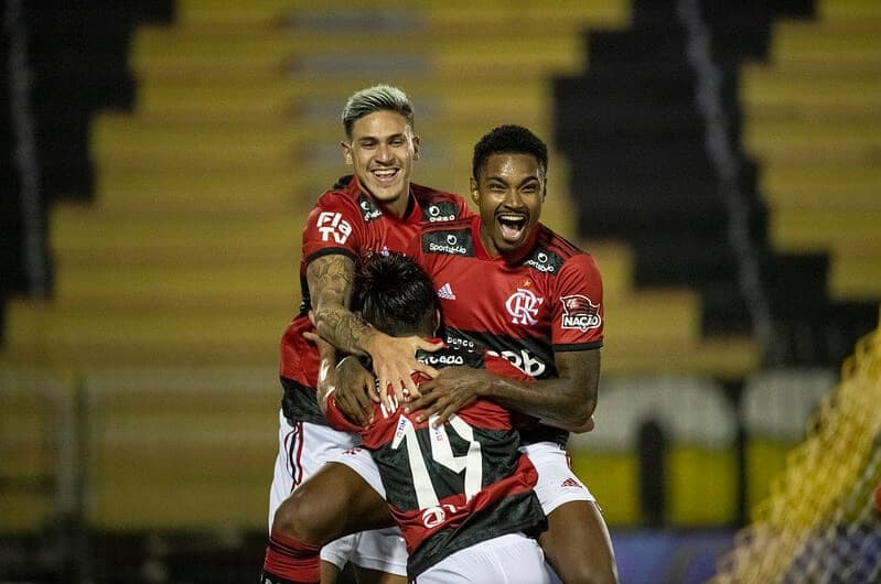 Flamengo - Pedro, Vitinho e Michael