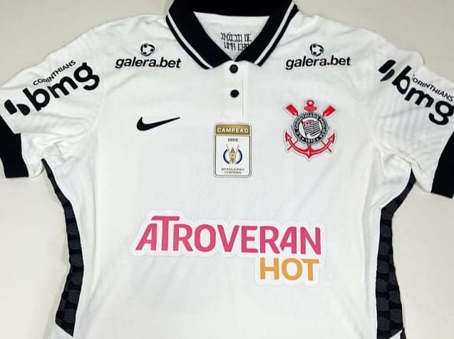 Camisa Corinthians Feminino - Patrocínio Pontual