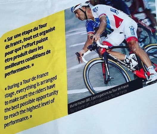 Brasileiro Murilo Fischer será mais uma vez embaixador do Tour de France (Foto: Divulgação)