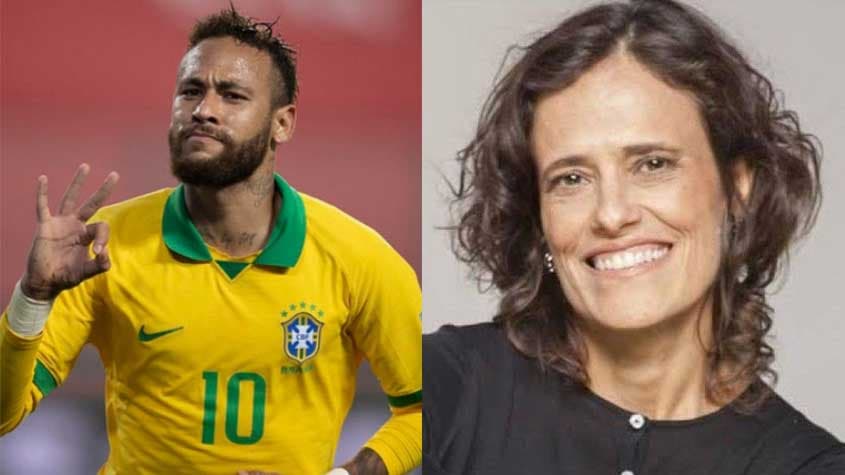 Montagem - Neymar e Zélia Duncan
