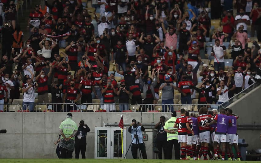 Flamengo x Barcelona - Torcida e time