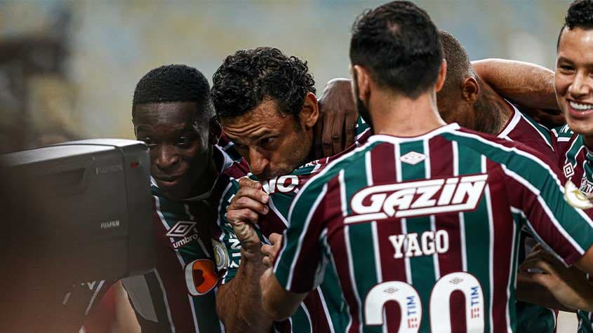 Fluminense x Internacional - Comemoração Fluminense