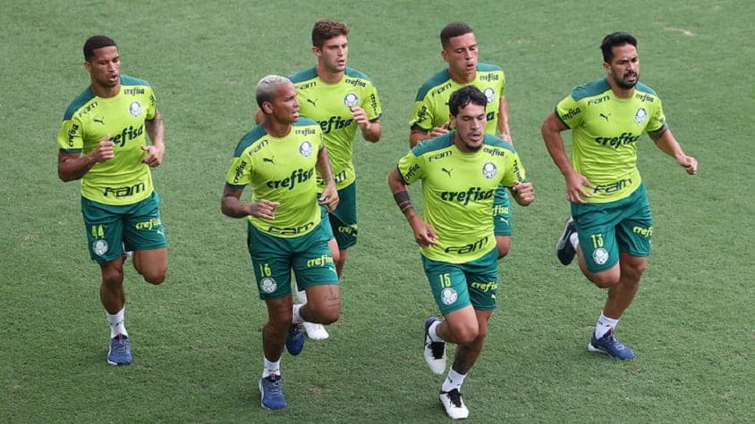 Treino Palmeiras - Zagueiros