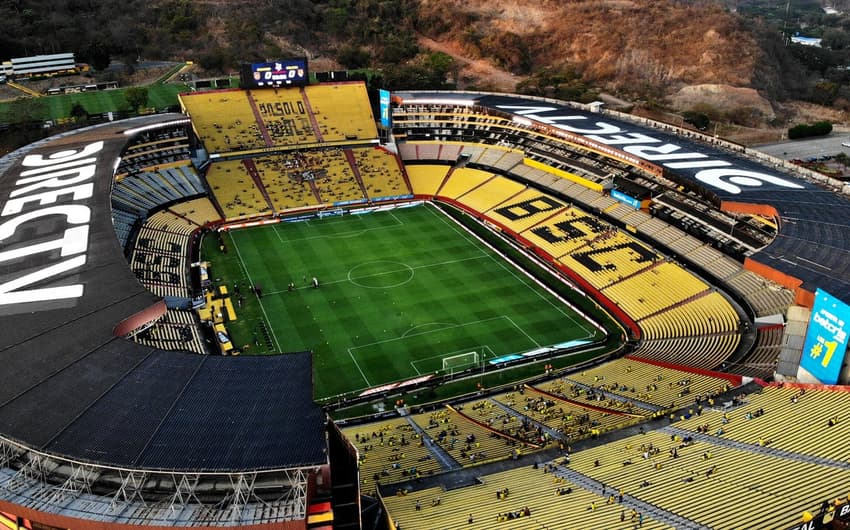 Estádio Monumental, casa do Barcelona de Guayaquil, do Equador, palco da final da Libertadores de 2022