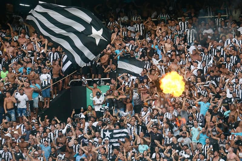 Botafogo x Corinthians - torcida do Botafogo