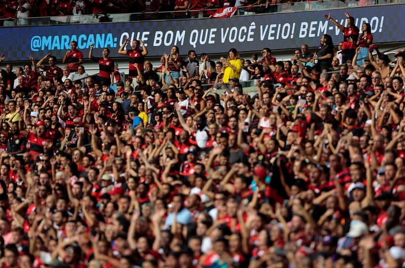 Torcida do Flamengo no Maracanã x São Paulo