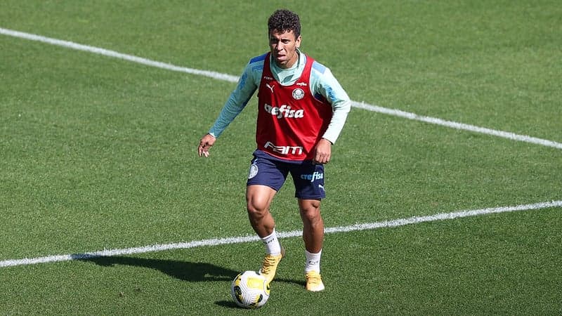Marcos Rocha - treino Palmeiras