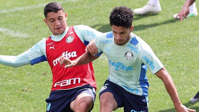 Pedro Bicalho e Gabriel Silva - Treino Palmeiras