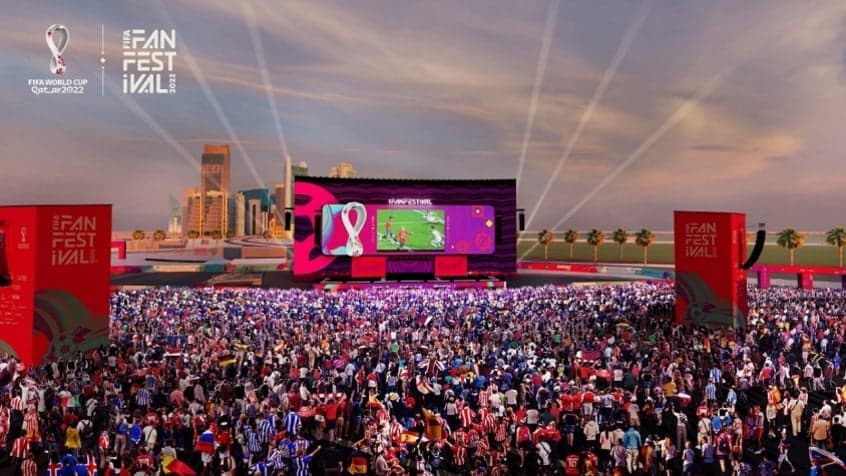 Fan Fest para a Copa do Mundo do Qatar (Foto: Divulgação/Fifa)