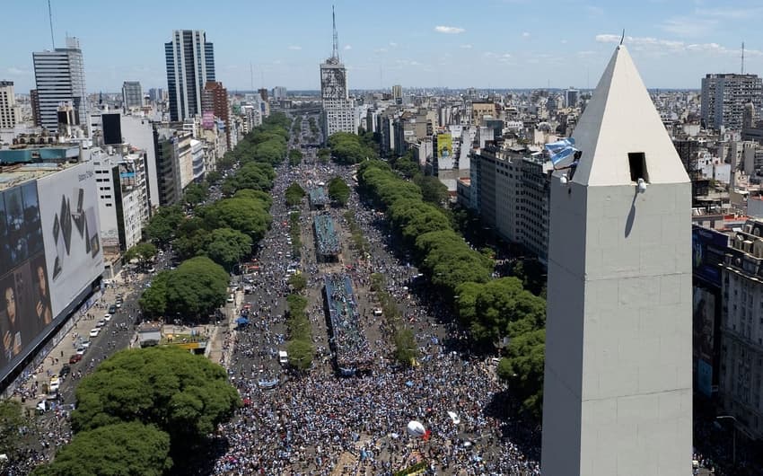 Comemoração título Argentina