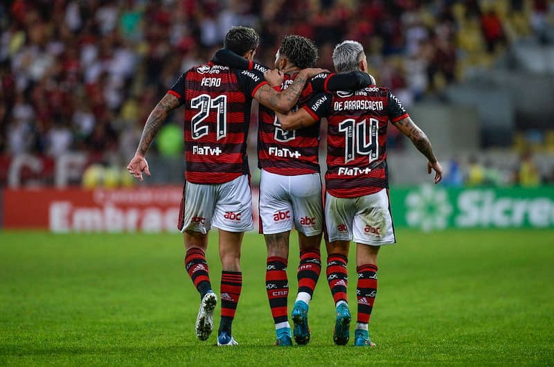 Flamengo - Pedro, Gabigol e Arrascaeta
