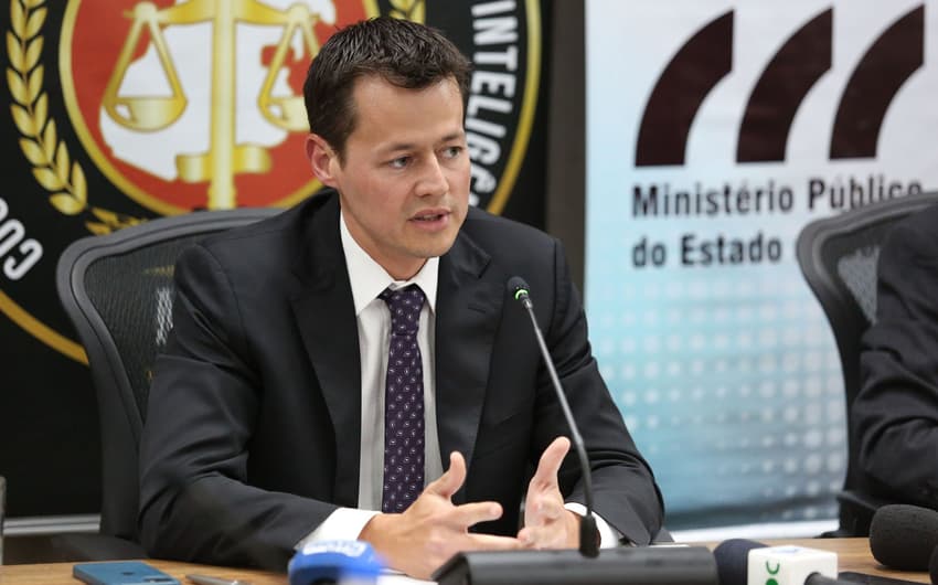Fernando Cesconetto - coletiva de imprensa da Operação Penalidade Máxima II