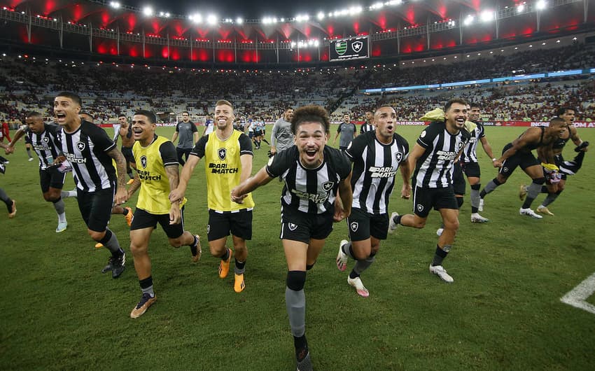 Flamengo x Botafogo - comemoração após o jogo