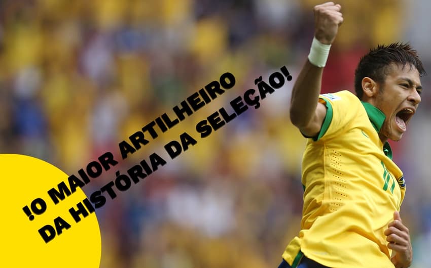 Neymar - Maior artilheiro da história da Seleção