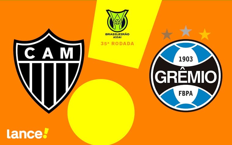 Atlético-MG x Grêmio onde assistir - escalações
