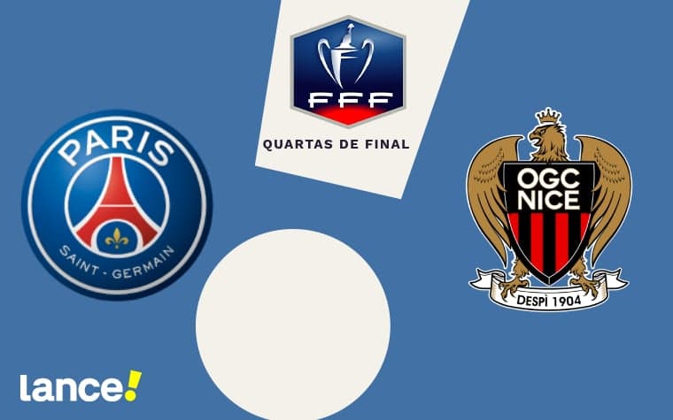 onde assistir – PSG x Nice – Copa da França