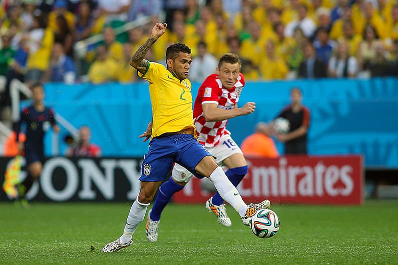 Daniel Alves -  Brasil x Croácia (Foto: Eduardo Viana/ LANCE!Press)