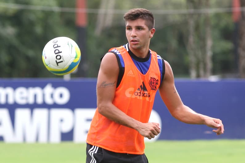 Lucas Mugni - Treino do Flamengo (Foto:  Paulo Sergio/ LANCE!Press)