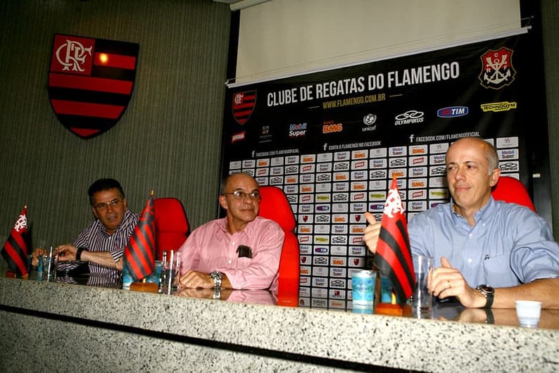 Paulo Pelaipe, Eduardo Bandeira de Mello e Wallim Vasconcellos (Foto: Paulo Sérgio)