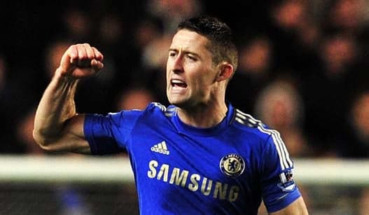 Chelsea x Manchester United - Gol do Gary Cahill (Foto: Glyn Kirk/AFP)