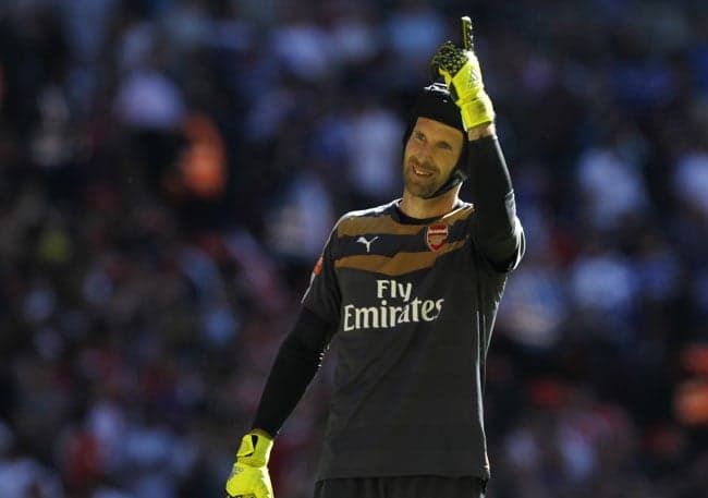 Petr Cech - Arsenal x Chelsea - Supercopa da Inglaterra (Foto: Ian Kington / AFP)