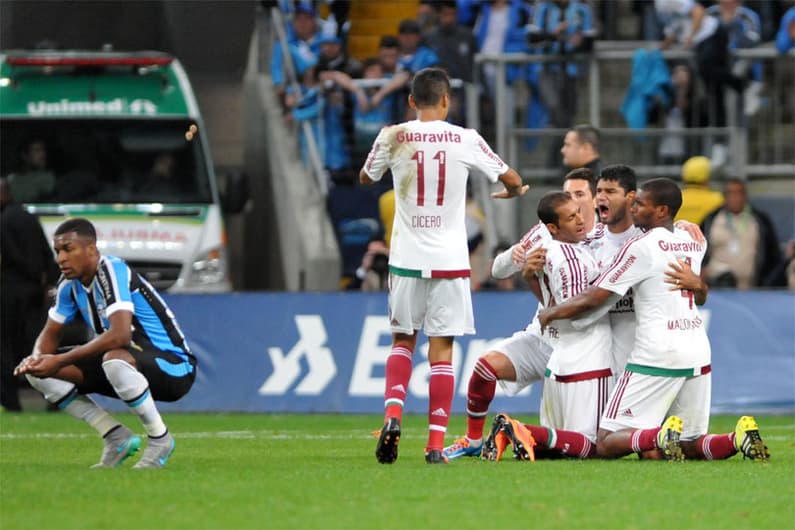 Grêmio 1 x 1 Fluminense (Foto: Ricardo Rimoli)