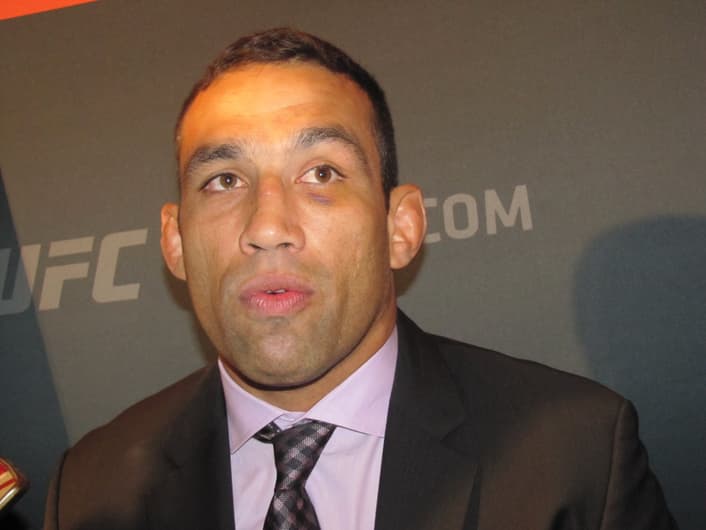 Fabricio Werdum falou com a imprensa em Las Vegas (EUA)