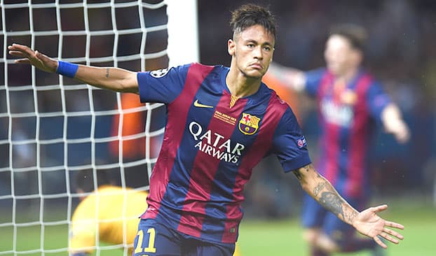 Barcelona x Juventus - Liga dos Campeões - Neymar (Foto: Patrik Stollarz/AFP)