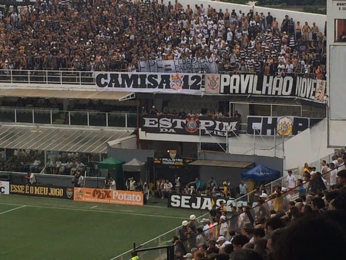 Protesto torcida do Corinthians