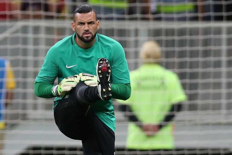 Weverton, goleiro da Seleção olímpica (Foto:Lucas Figueiredo/Mowa Press)