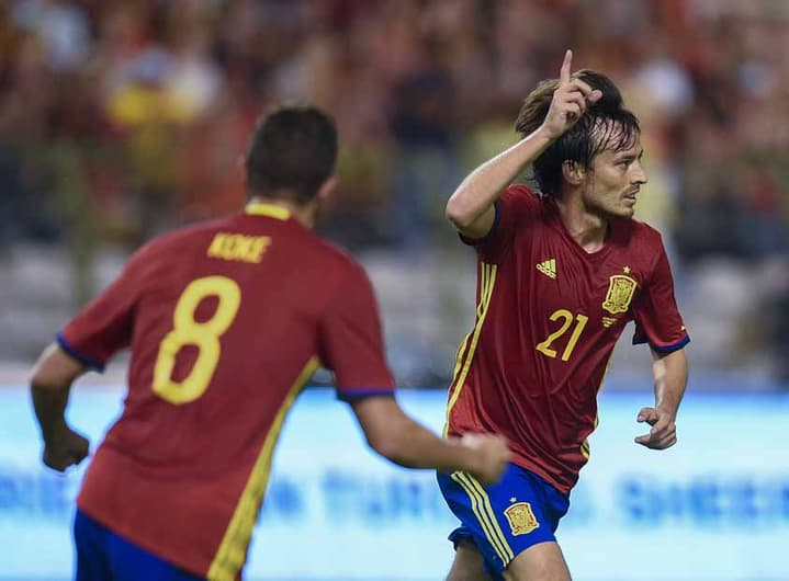 David Silva - Belgica x Espanha