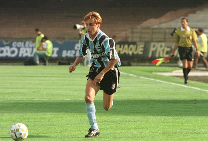 1997 - Paulo Nunes se destacou pelo Grêmio na conquista daquela Copa do Brasil