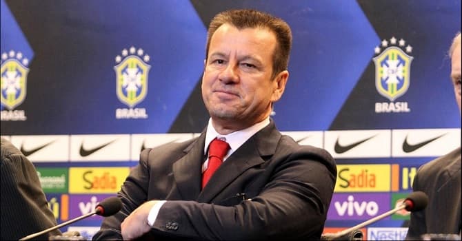 Dunga era o treinador da Seleção Brasileira