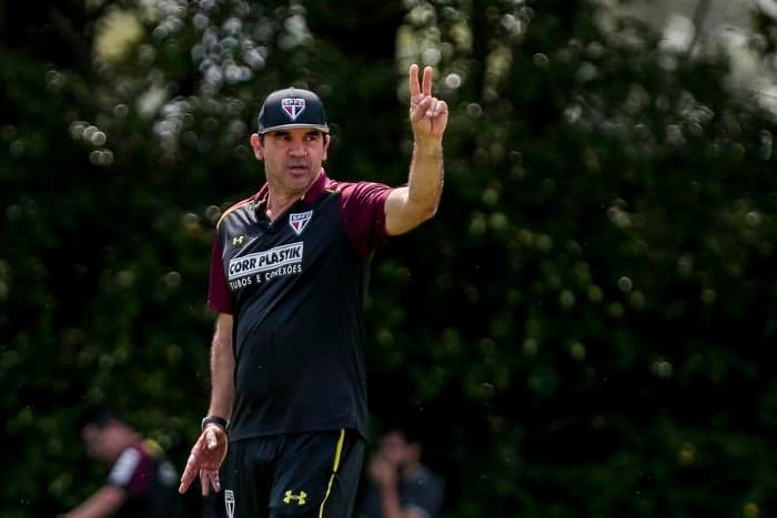 Treino São Paulo no CT da Barra Funda - Ricardo Gomes