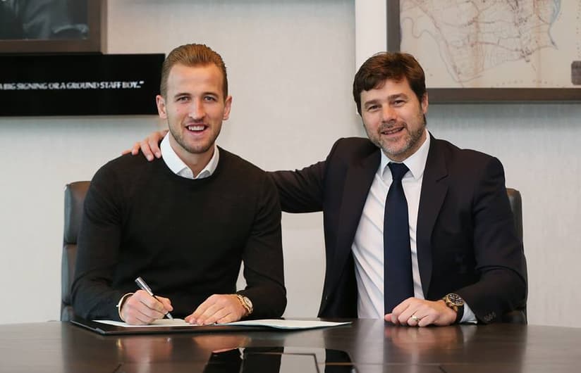 Harry Kane e Pochettino - Tottenham