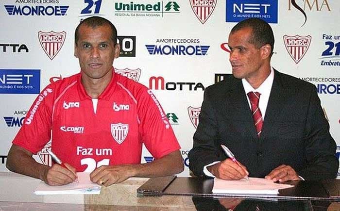 Rivaldo se apresenta no Mogi Mirim