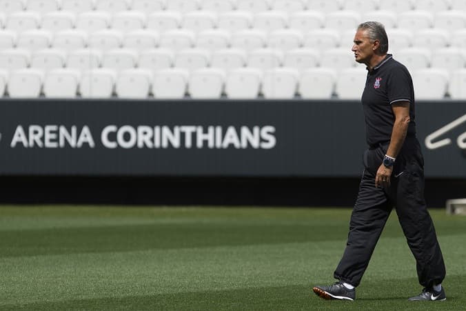 Tite na Arena Corinthians