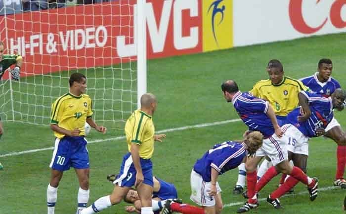 Final contra a França na Copa do Mundo de 1998