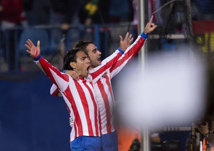 2012 - Falcao García, agora pelo Atlético de Madrid, anotou 12 gols