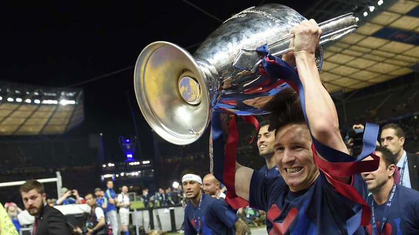 Messi - campeão da Liga dos Campeões de 2015