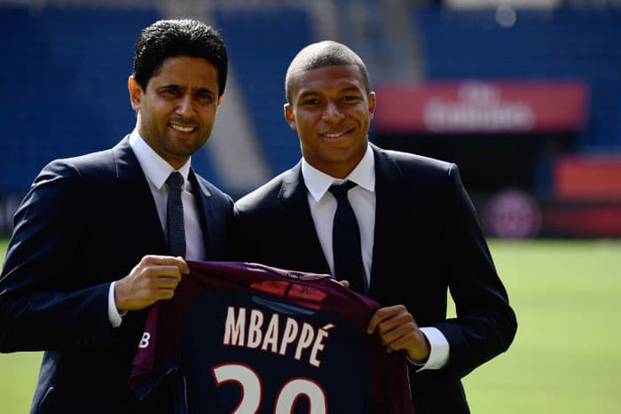 Apresentação de Mbappé no PSG