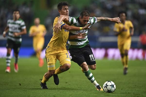 Dybala e Bruno César - Sporting x Juventus