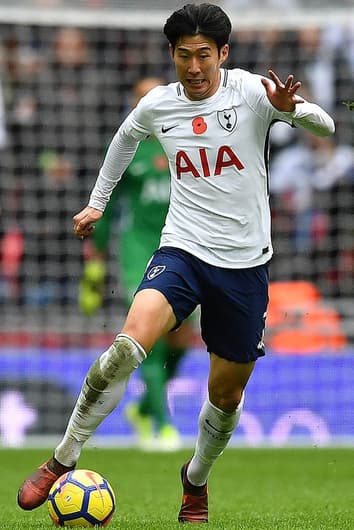 O atacante Son Heung-min, do Tottenham, é a atração da Coréia do Sul