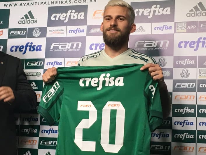 Lucas Lima apresentado no Palmeiras