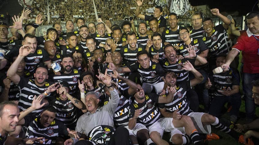 Renato Augusto e Tite, campeão brasileiro 2015