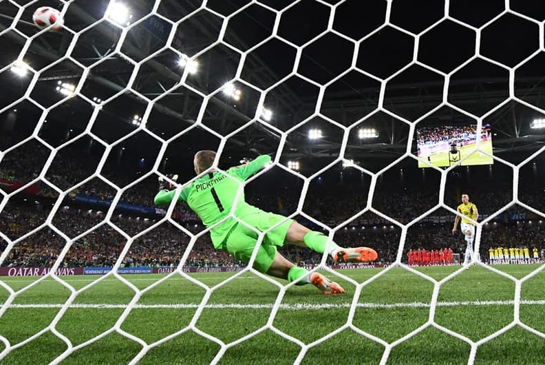 O goleiro Jordan Pickford foi o heroi da classificação inglesa