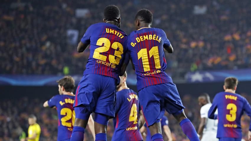 Barcelona - Umtiti e Dembelé