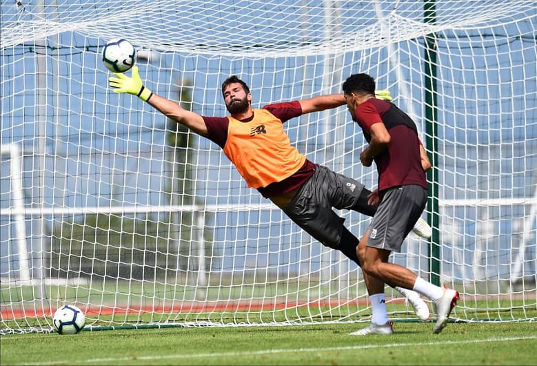 Treino Alisson